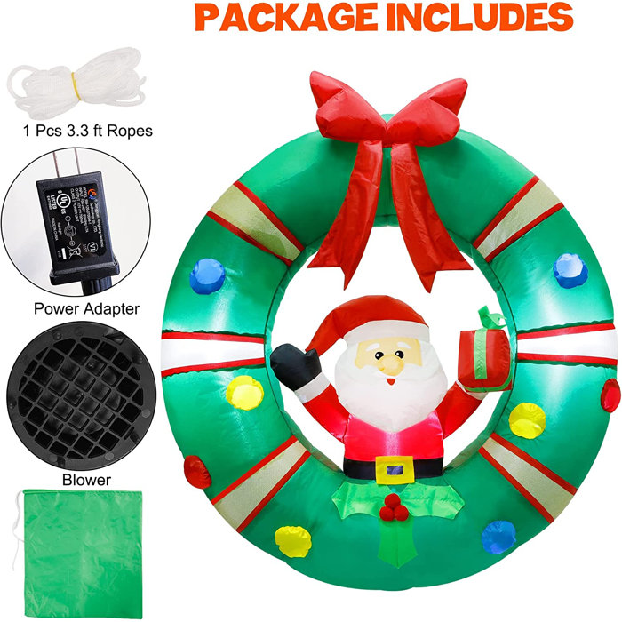 The Holiday Aisle® Christmas Blow Up Yard Inflatable & Reviews Wayfair